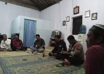 Sinergitas TNI-Polri dalam pertemuan Ruti Linmas Nepen, Teras, Boyolali