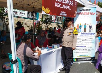 Ampel Boyolali Ada Berbagai Festival Bertema “Fiesta Semarak Ampel Ora Ngeyel” Polsek Giat Pengamanan