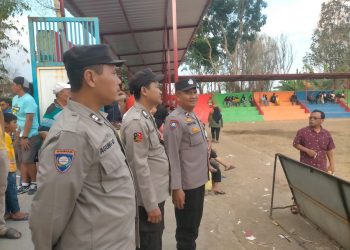 Cooling System Pertandingan Sepak Bola BMT Tumang Polsek Perketat Pengamanan Jaga Kondusifitas Wilayah Cepogo