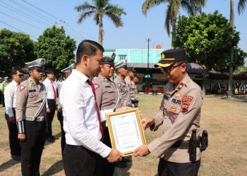Polres Boyolali Memberikan Penghargaan kepada Anggota yang Berprestasi