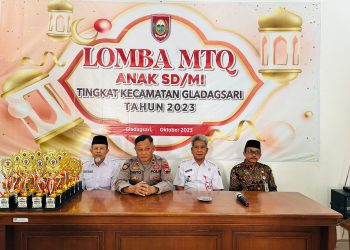 Jaga Sportifitas, Kaspolsubsektor Hadiri Pembukaan Lomba MTQ Tingkat SD dan MI Tahun 2023