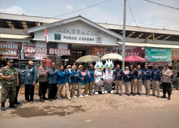 TARIAN SINGO BARONG MERIAHKAN KIRAB PEMILU DAPIL BOYOLALI DIPANTAU POLISI