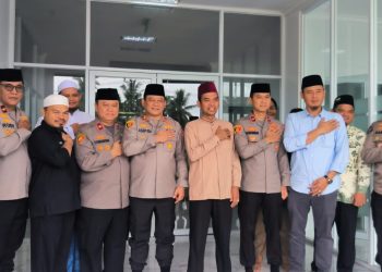 Silaturahmi dengan Kaops NCS Polri, UAS Serukan Masyarakat Jaga Ketertiban Jelang Pemilu