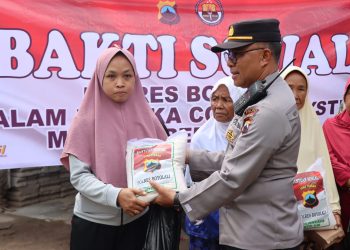 Bakti Sosial Polres Boyolali Menguatkan Cooling System Pemilu 2024 Aman dan Damai