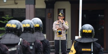 Polres Boyolali Terima Bantuan Kompi Brimob dari Satbrimobda Jateng untuk Antisipasi Sporter Piala Dunia U-17
