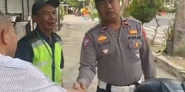 Satlantas Polres Boyolali Himbau Tertib Berlalu Lintas di Jalan Pandanarang
