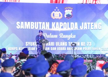 HUT Polairud Ke 73 Jajaran Polairud Polda Jateng Siagakan Personil dalam pengamanan Pemilu 2024