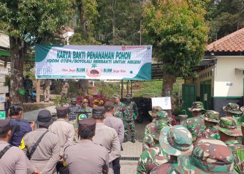 Peduli Terhadap Lingkungan, Kapolsek Selo Hadiri Karya Bhakti Penanaman Pohon