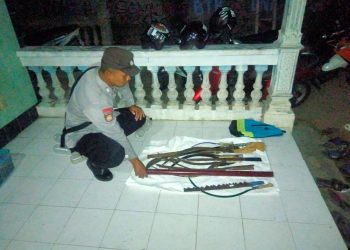 Meresahkan Masyarakat dan Menyimpan Senjata Tajam, 16 Remaja Diciduk Polres Boyolali