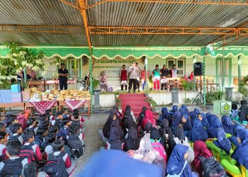 Peringati HUT KKG-MI, Polsek Teras Pengaman Jalan Sehat