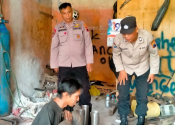 Polisi Edukasi Zero Knalpot Brong di Bengkel Wilayah, Teras, Boyolali