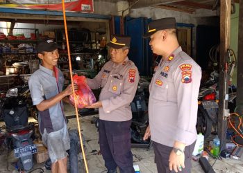 Edukasi Zero Knalpot Brong Bengkel, Polsek Ngemplak Berikan Pemahaman dan Sarana Kontak