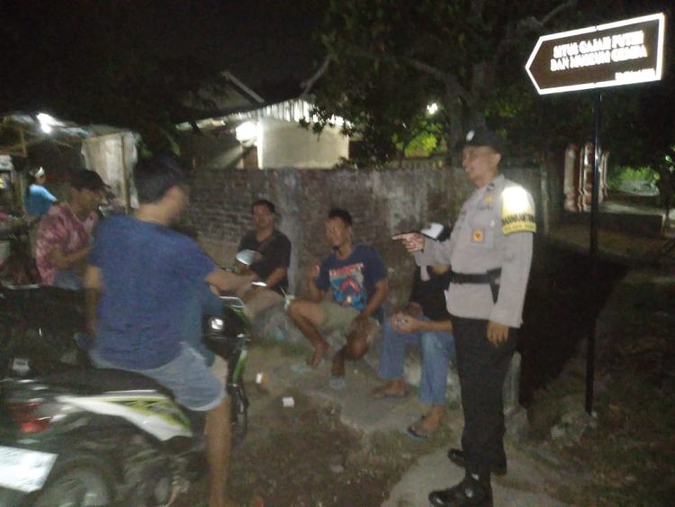 Bhabinkamtibmas Polsek Sawit Ajak Linmas Waspada dan Kampanyekan Zero Knalpot Brong