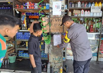 Cegah Yang Bising Bhabinkamtibmas Polri Sambangi Bengkel Motor Inti Nogosari Boyolali