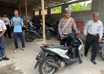 Satlantas Polres Boyolali Berikan Pembinaan Pelajar, Cegah Penggunaan Knalpot Brong