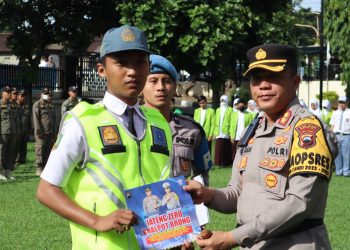 Polres Boyolali Deklarasikan “Jateng Zero Knalpot Brong”.