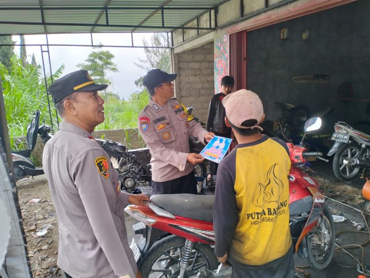 Polisi Imbau Bengkel Wilayah Kecamatan Selo, Tidak Layani Pasang Dan Jual Knalpot Brong