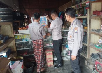 Polsek Wonosegoro hadir Data Bengkel Pembuatan Knalpot Brong Ketoyan