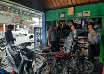 Polsubsektor Wonosamodro Sampaikan Himbauan Larangan Knalpot Brong Menjelang Pemilu