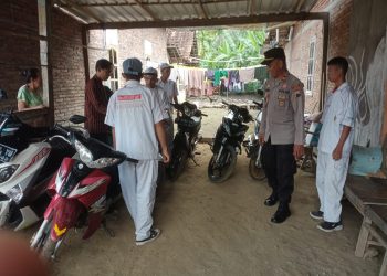 Kegiatan Pemeriksaan Kendaraan Pelajar Wonosegoro di Parkir Sekolah, Pulangkan Kendaraan dengan Knalpot Brong