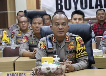 Polres Boyolali dan Polsek Jajaran Ikut Nobar Pameran Lukisan dan Pentas Musik “Jogja Asyik, Jogja Bermusik untuk Indonesia Apik”