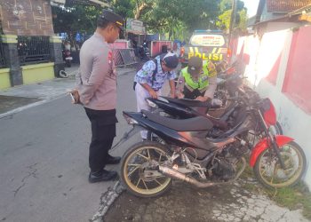 Kepolisian Boyolali  Terus Tertibkan Para Pelajar Pengguna Knalpot Brong Wilayah Sawit, Boyolali