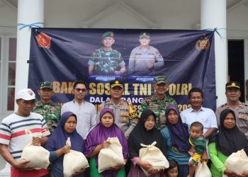 Karya Bhakti TNI-Polri dan Baksos Menyapa Wilayah KRB III kaki Merapi di Selo, Boyolali