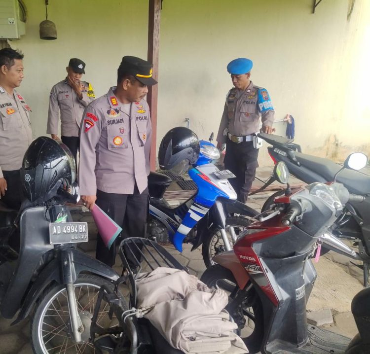 POLSEK SAWIT POLRES BOYOLALI LAKSANAKAN SOSIALISASI DAN PEMERIKSAAN KNALPOT