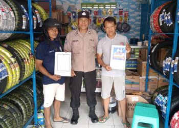 Polsek Teras Sosialisasikan Maklumat Kapolda Jateng dan Himbauan Knalpot yang Sesuai Spesifikasi