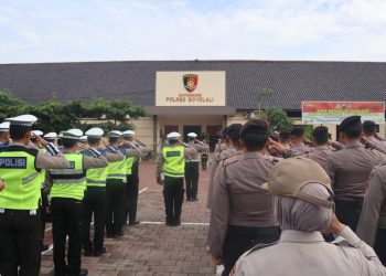 Wakapolres Boyolali Ingatkan Anggota dan Keluarga Tidak Gunakan Knalpot Tidak Sesuai Spek Serta Jaga Netralitas Pemilu