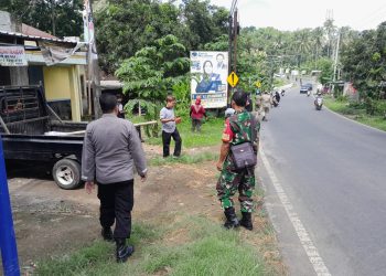 Pengamanan dan Monitoring Pembersihan Alat Peraga Kampanye di Wilayah Kecamatan Klego Kabupaten Boyolali
