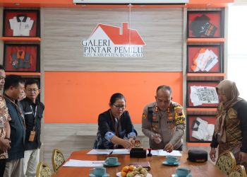 Kapolres Boyolali Saksikan Pemusnahan Surat Suara Pemilu 2024 Tingkat Kabupaten Boyolali