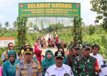 Kapolres Bersama Forkopimda Boyolali Hadiri Upacara Penutupan TMMD di Desa Bojong
