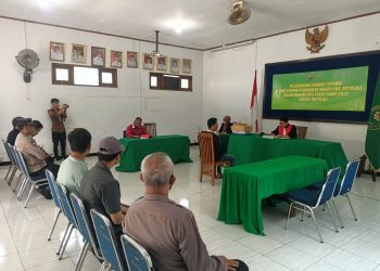 Polres Boyolali Gelar Sidang Tipiring, diluar gedung pengadilan negeri boyolali dalam rangka Ops Pekat Candi 2024