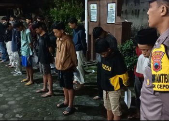 Polsek Cepogo Berhasil Gagalkan Tawuran Perang Sarung Remaja Saat Jam Malam