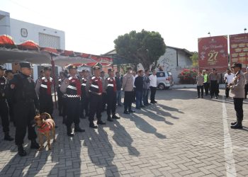 Polres Boyolali Gelar Apel Kesiapan Pengamanan Pendaftaran Bakal Calon Bupati dan Wakil Bupati 2024