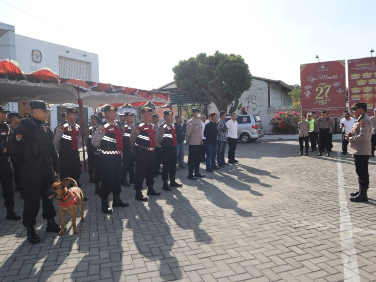 Polres Boyolali Gelar Apel Kesiapan Pengamanan Pendaftaran Bakal Calon Bupati dan Wakil Bupati 2024