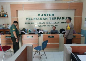 Bhabinkamtibmas dan Babinsa Ampel Perkuat Sinergi Jelang Pilkada 2024 di Desa Ngargosari