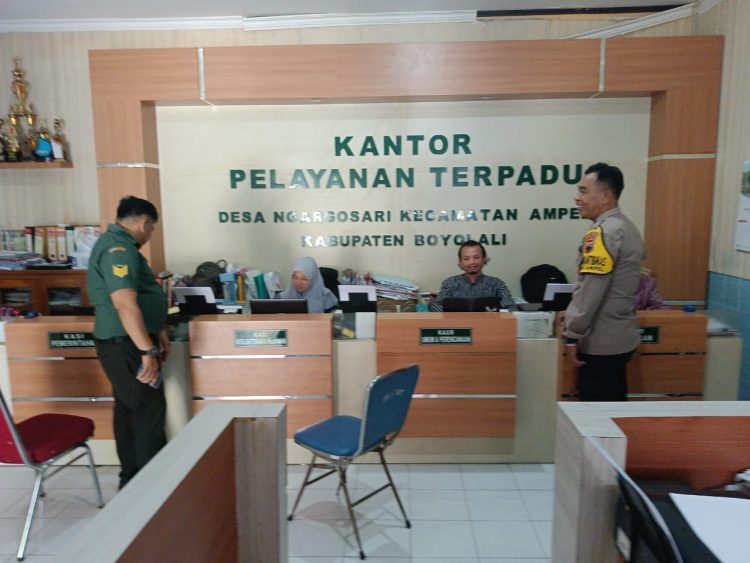 Bhabinkamtibmas dan Babinsa Ampel Perkuat Sinergi Jelang Pilkada 2024 di Desa Ngargosari