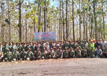 Kolaborasi TNI, Polri, Perhutani, dan Masyarakat di Juwangi: Apel Siaga Bersama Cegah Kebakaran Hutan dan Lahan