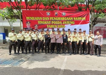 Kasat Binmas Polres Boyolali Hadiri Giat Penilaian dan Penghargaan Satpam Tingkat Polda Jawa Tengah di Stadion Manahan