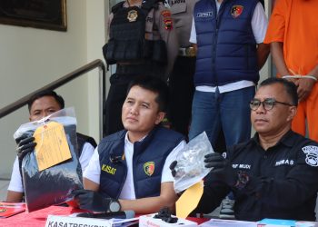 Polres Boyolali Gelar Konferensi Pers Tindak Pidana Penganiayaan Kades Sendang Karanggede