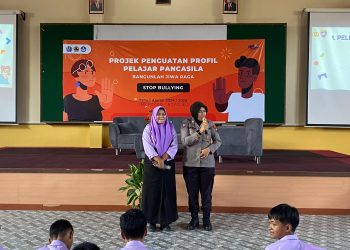 Projek Penguatan Profil Pelajar Pancasila: Sat Binmas Polres Boyolali Gelar Sosialisasi Anti-Bullying di SMKN 1 Boyolali