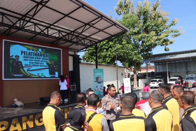 Polres Boyolali Gelar Pelatihan BHD untuk Personel: Tingkatkan Kesiapsiagaan Medis dan Dukung Program “SISTIM”
