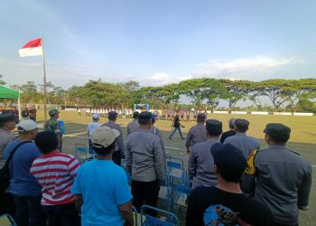 Polsek dan Koramil Mojosongo Amankan Pembukaan Turnamen Sepak Bola MASSA CUP 2024