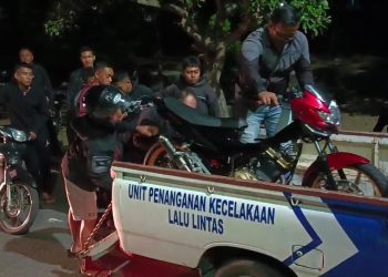 Cegah Balap Liar Team Black Mamba Reborn dan Satlantas Polres Boyolali Gencarkan Patroli Malam Minggu, di Boyolali