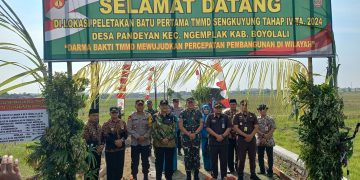 Sinergitas TNI-Polri dan Instansi Terkait: Pembukaan TMMD Sengkuyung Tahap IV Tahun 2024 di Boyolali