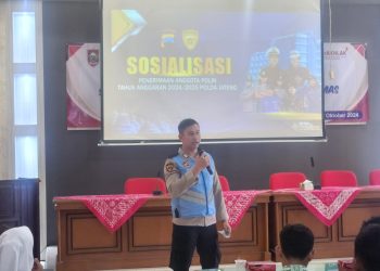 Polres Boyolali Gelar Sosialisasi Proaktif Penerimaan Calon Anggota Polri T.A. 2024/2025 di SMKN 1 Mojosongo