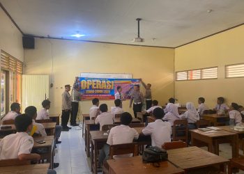 Polsek Mojosongo Gencarkan Kampanye Keselamatan Lalu Lintas di SMKN 1 Boyolali