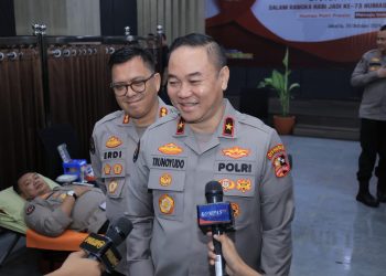 Hari Jadi Humas Polri Ke-73, Divhumas Polri Gelar Donor Darah Bersama Media.